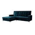 **Moderne Eetbank met Stijlvolle Stiksels en Comfortabele Ottomane**